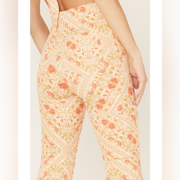 SHOW ME YOUR MUMU WOMEN'S BELMONT PAISLEY PRINT PULL ON TROUSER PANTS - Picture 4 of 9